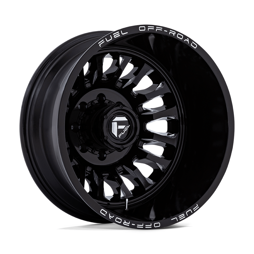 Fuel D868 ARC DUALLY GLOSS BLACK MILLED