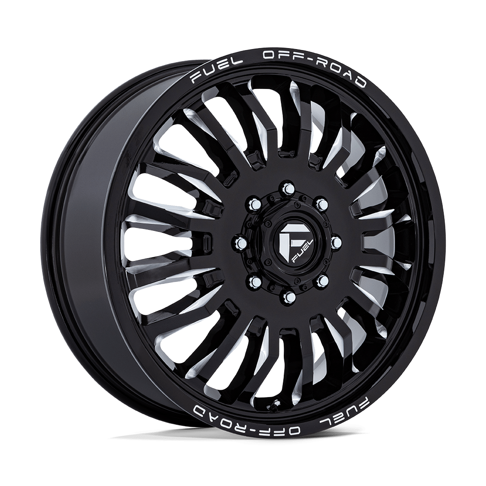 Fuel D868 ARC DUALLY GLOSS BLACK MILLED