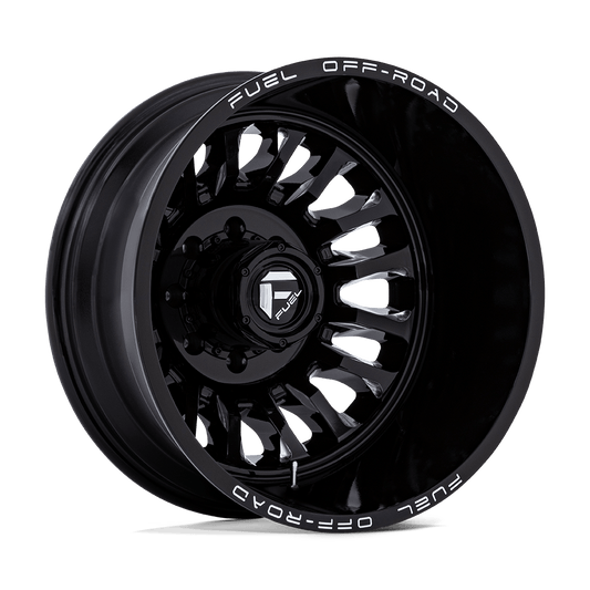 Fuel D868 ARC DUALLY GLOSS BLACK MILLED