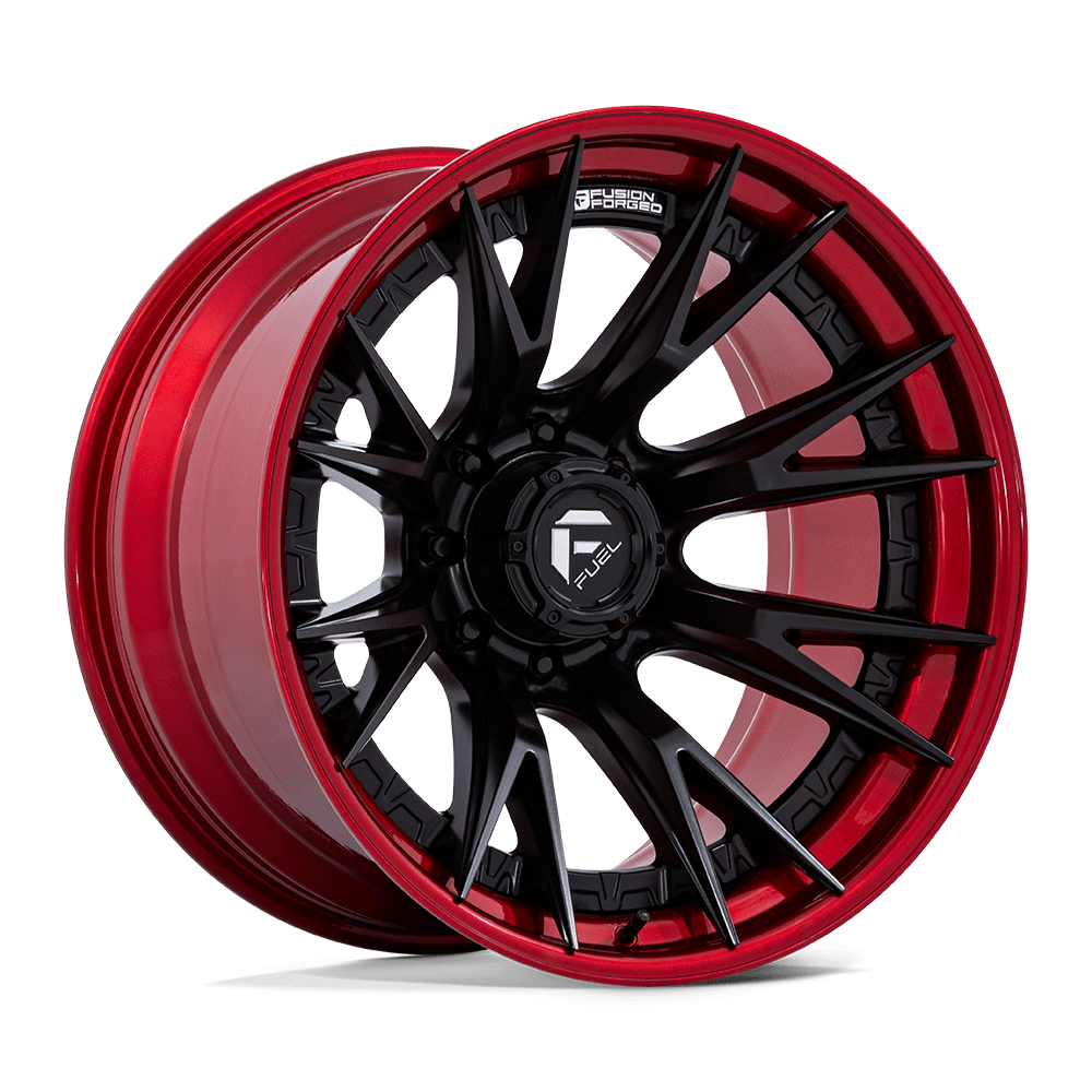 Fuel FC402 CATALYST MATTE BLACK WITH CANDY RED LIP