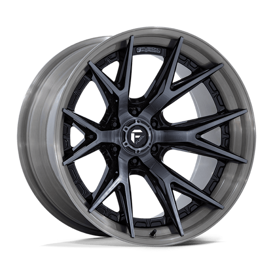 Fuel FC402 CATALYST GLOSS BLACK WITH BRUSHED GRAY TINT FACE & LIP