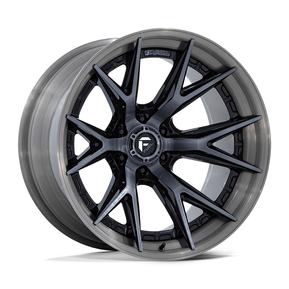 Fuel FC402 CATALYST GLOSS BLACK WITH BRUSHED GRAY TINT FACE & LIP
