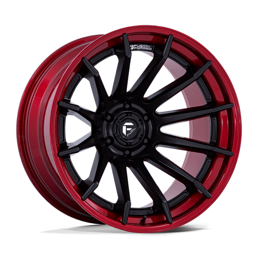 Fuel FC403 BURN MATTE BLACK WITH CANDY RED LIP