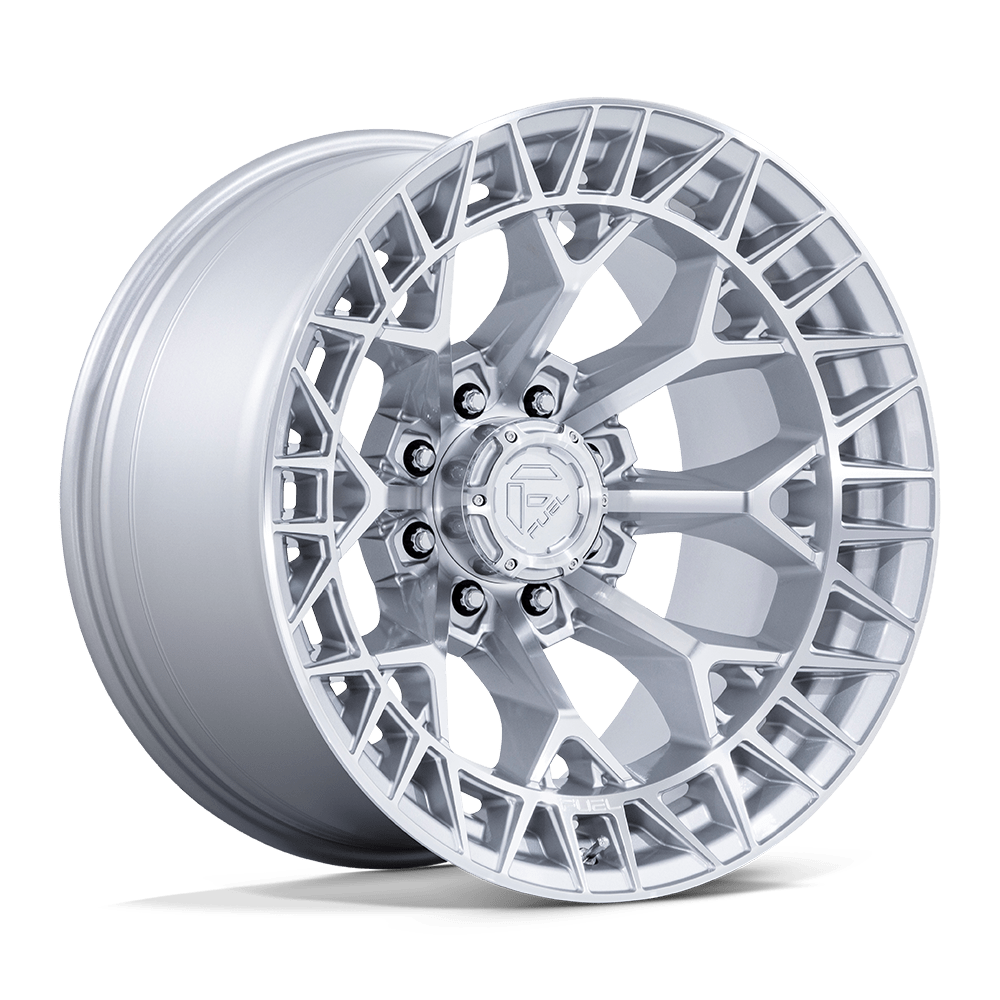 Fuel FC873 CHARGER GLOSS SILVER W/ MACHINED FACE
