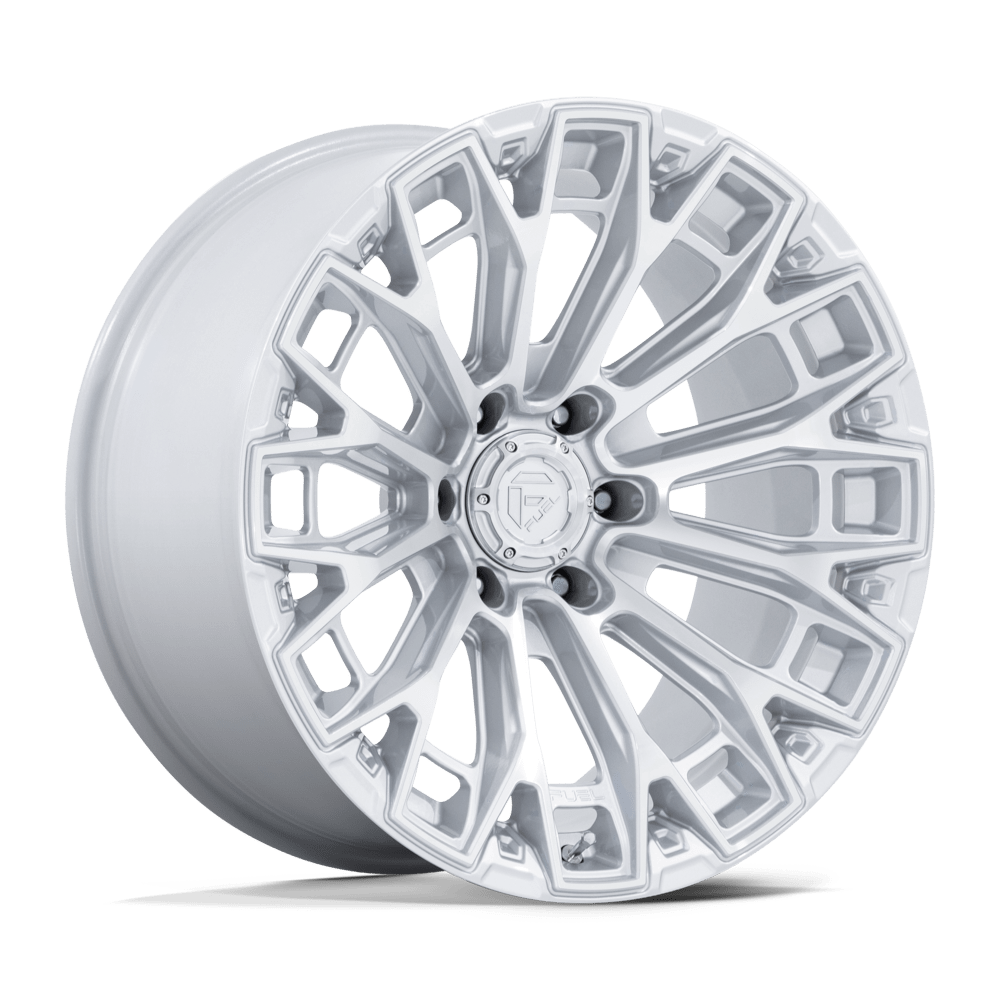 Fuel FC882 TRAX GLOSS SILVER W/ MACHINED FACE