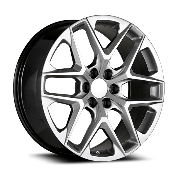 OE CONCEPT 2022 GMC SIERRA (SNOWFLAKE) REPLICA WHEEL HYPER SILVER