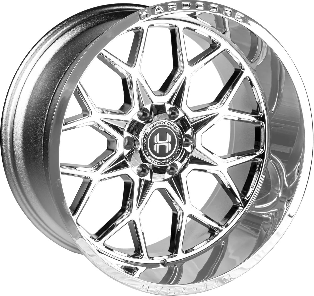 HARDCORE WHEELS HC104 WIDOW CHROME