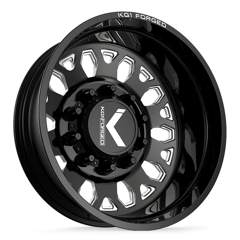 KG1 HONOR-D CUSTOM WHEEL GLOSS BLACK MILLE