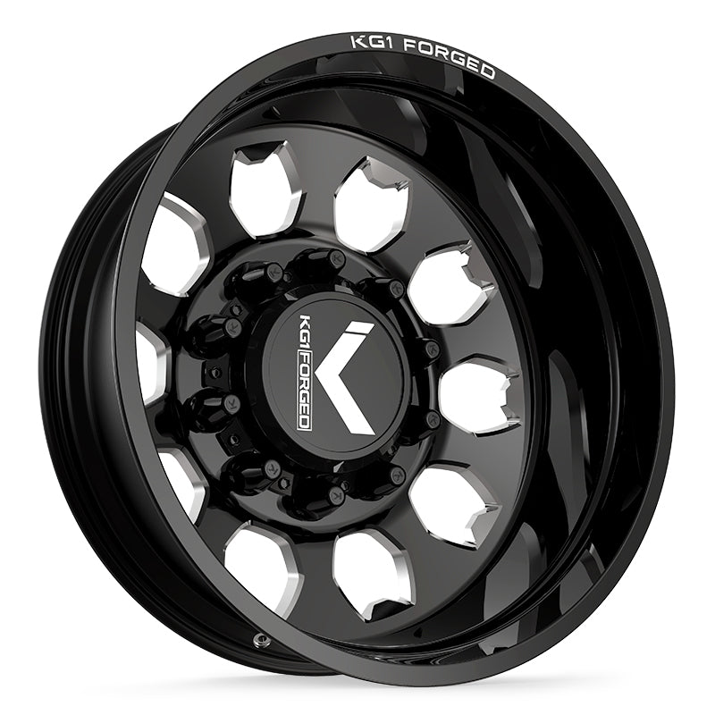 KG1 SARGE-D CUSTOM WHEEL GLOSS BLACK MILLED