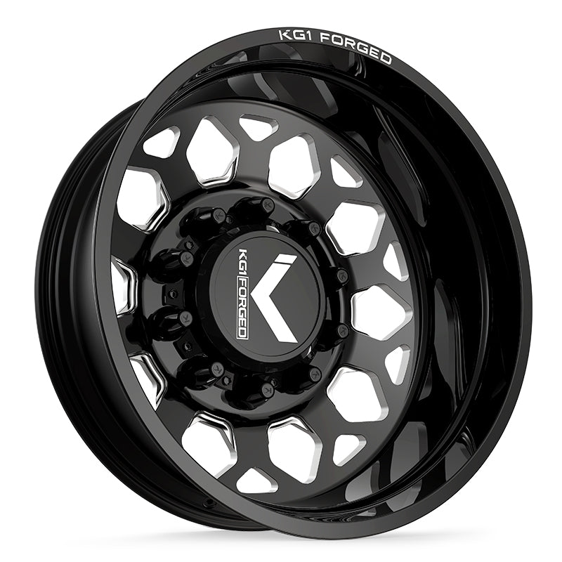KG1 BLITZ-D CUSTOM WHEEL GLOSS BLACK MILLED