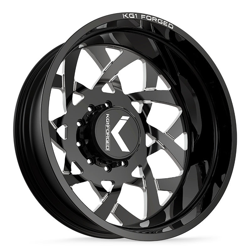 KG1 ORBITAL-D CUSTOM WHEEL GLOSS BLACK MILLED
