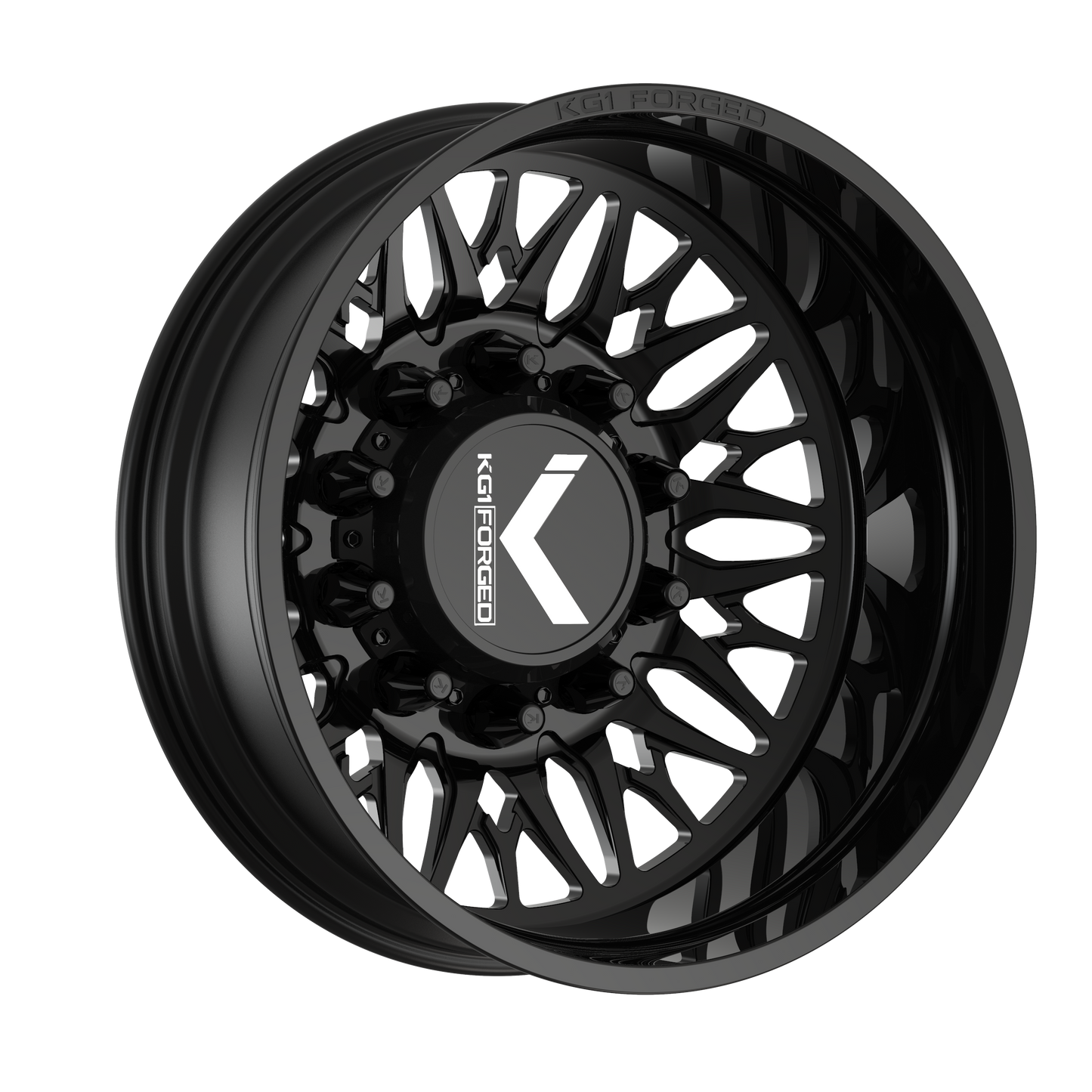 KG1 TRIDENT-D CUSTOM WHEEL GLOSS BLACK