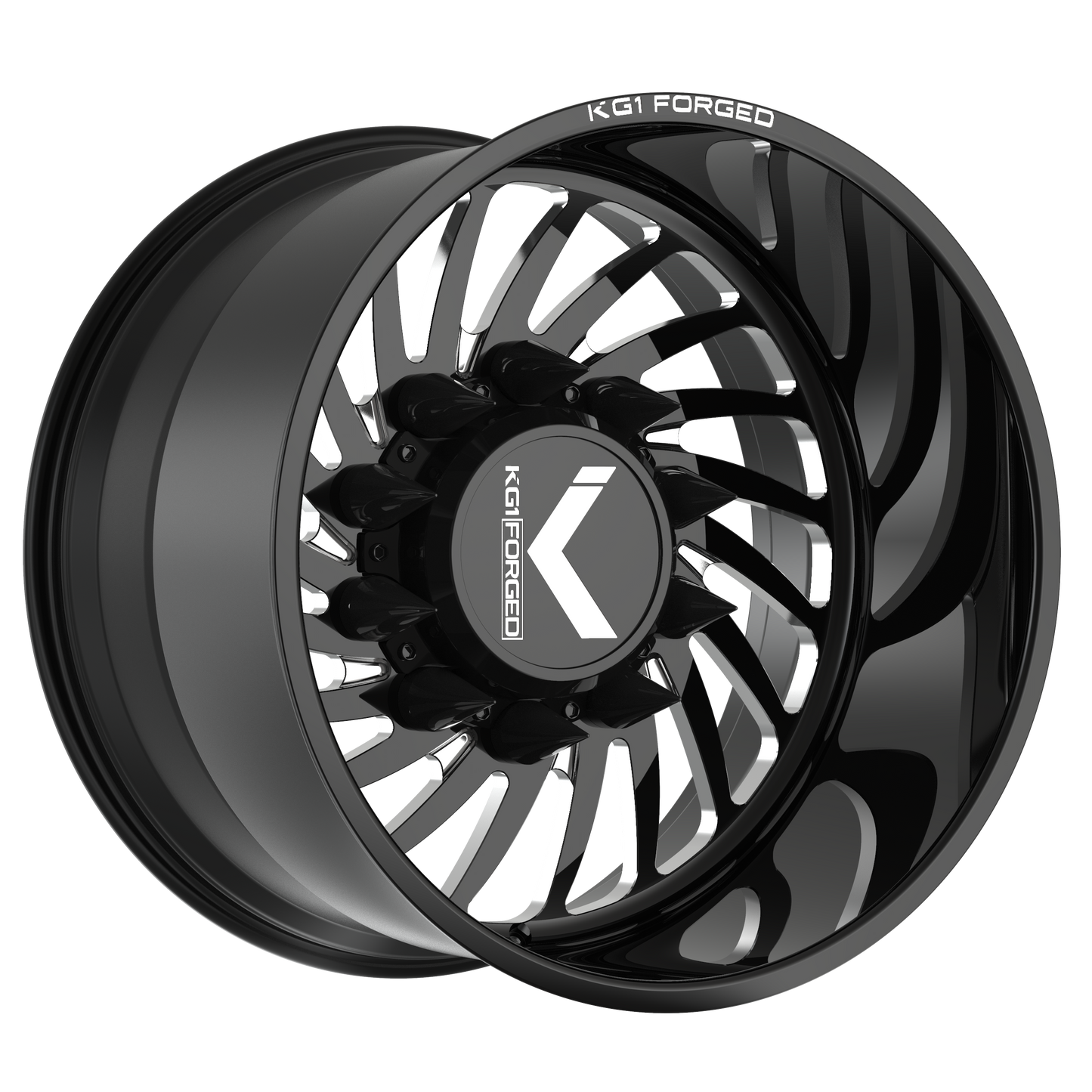 KG1 BENDER-S CUSTOM WHEEL GLOSS BLACK MILLED
