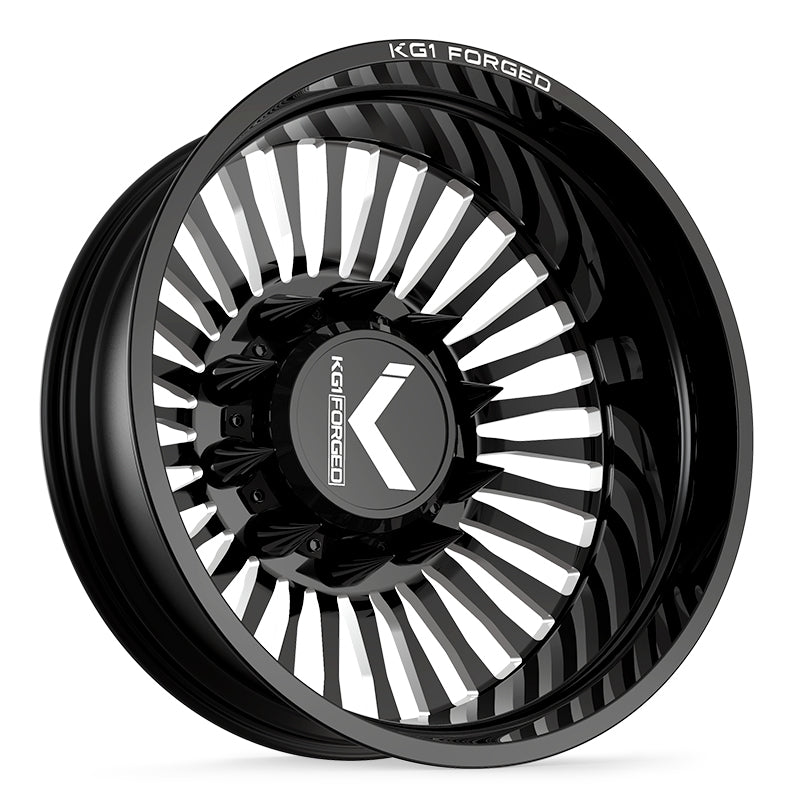 KG1 VEGAS-D CUSTOM WHEEL GLOSS BLACK MILLED
