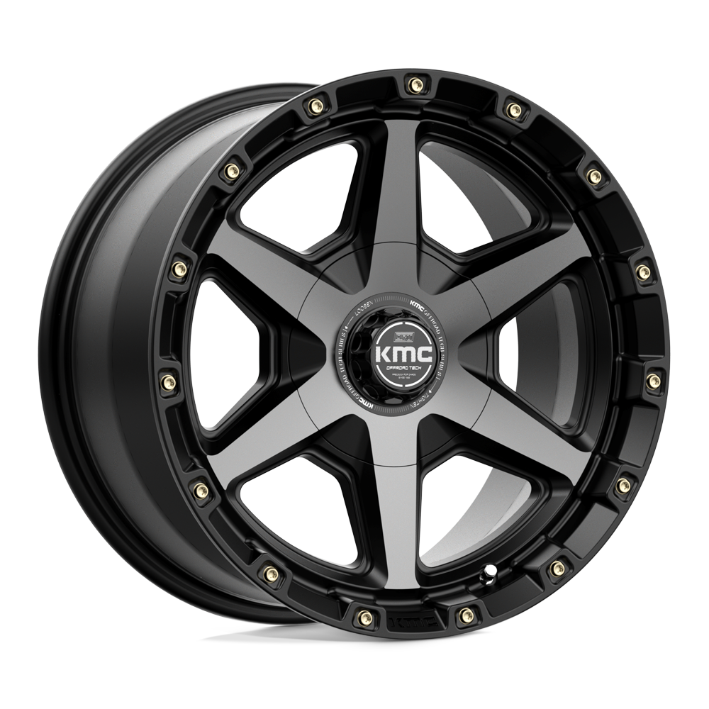 KMC KM101 TEMPO SATIN BLACK WITH GRAY TINT