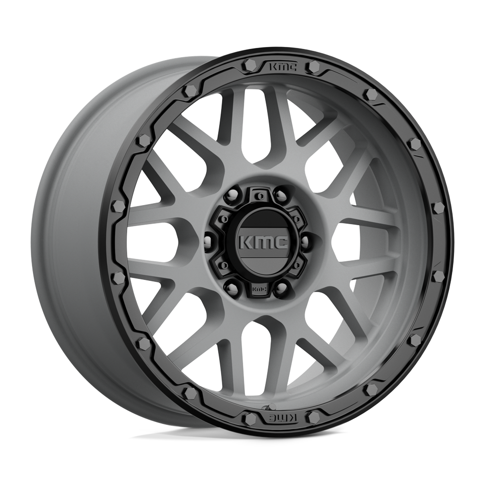 KMC KM535 GRENADE OFF-ROAD MATTE GRAY MATTE BLACK LIP