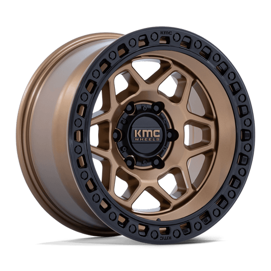 KMC KM553 TORX MATTE BRONZE WITH GLOSS BLACK LIP