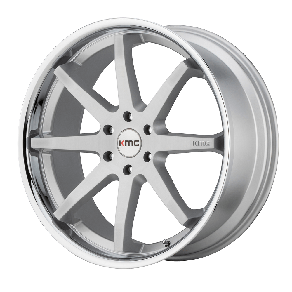 KMC KM715 REVERB BRUSHED SILVER CHROME LIP