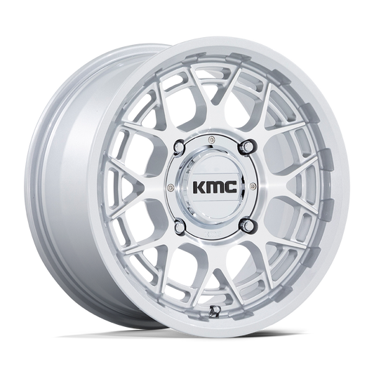 KMC Powersports KS139 TECHNIC UTV GLOSS SILVER MACHINED