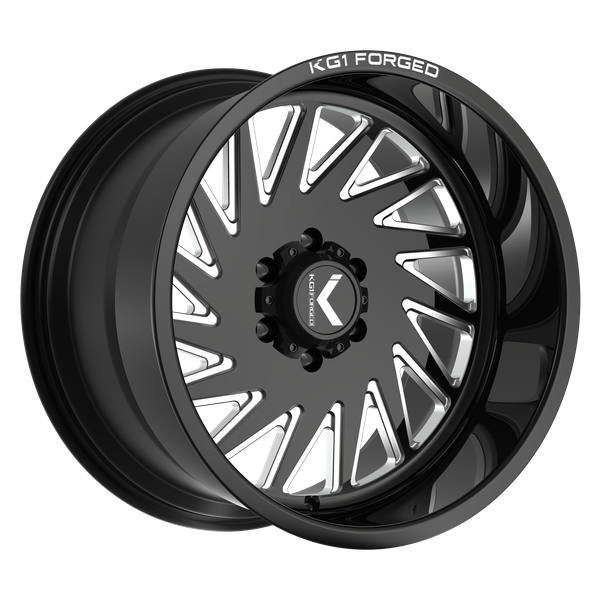 KG1 OUTBURST CUSTOM WHEEL GLOSS BLACK MILLED