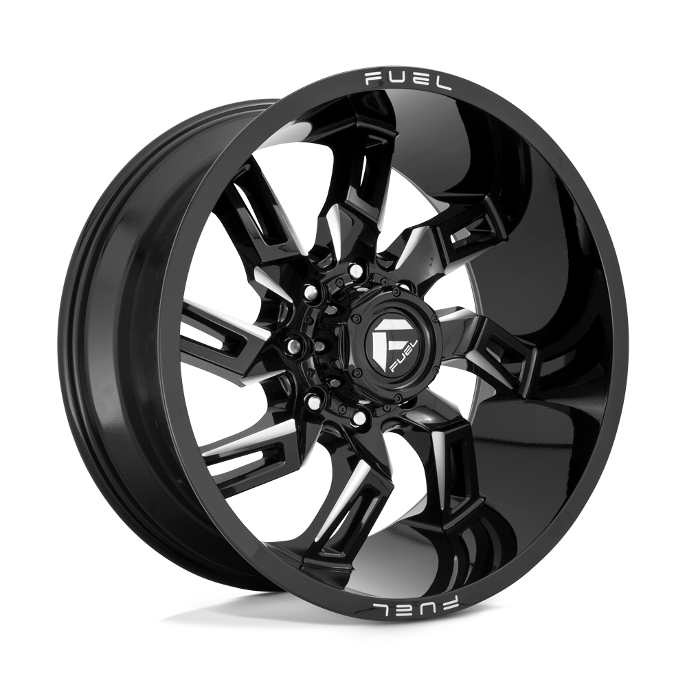 Fuel D747 LOCKDOWN GLOSS BLACK MILLED