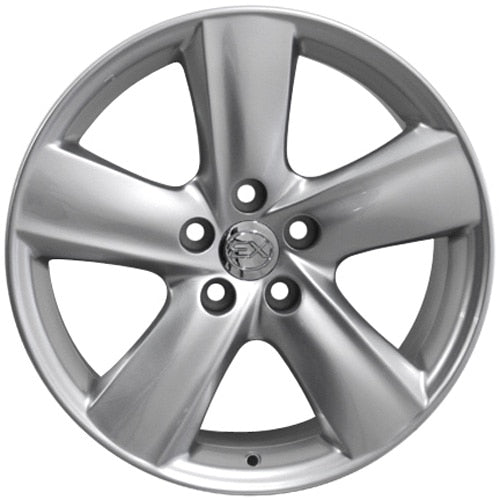 OE WHEELS LX19 18x8 5X114.3 35 HYPER SILVER