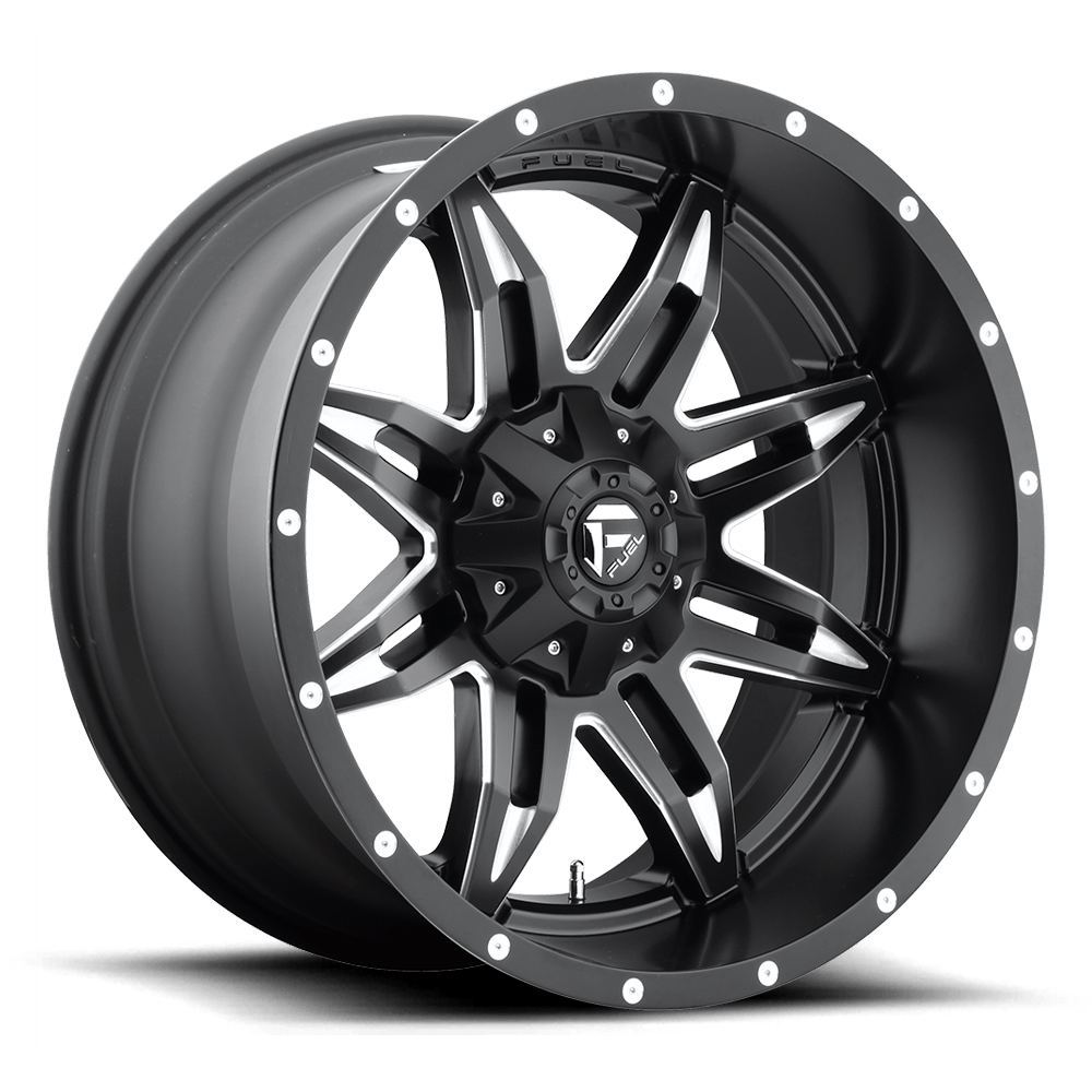 Fuel D567 LETHAL MATTE BLACK MILLED