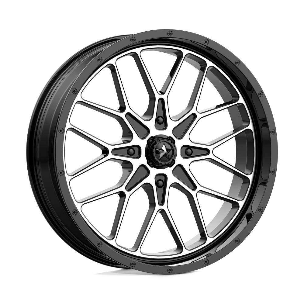 MSA Offroad Wheels M45 PORTAL GLOSS BLACK MACHINED