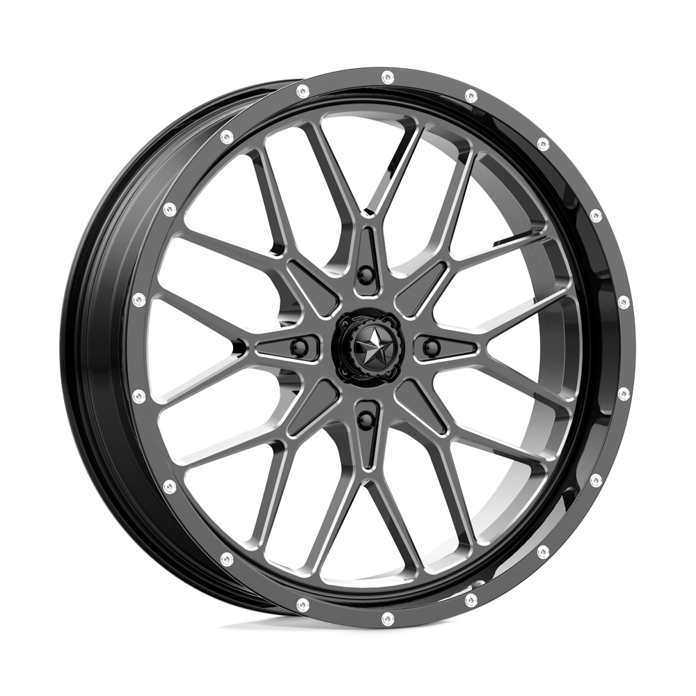 MSA Offroad Wheels M45 PORTAL GLOSS BLACK MILLED