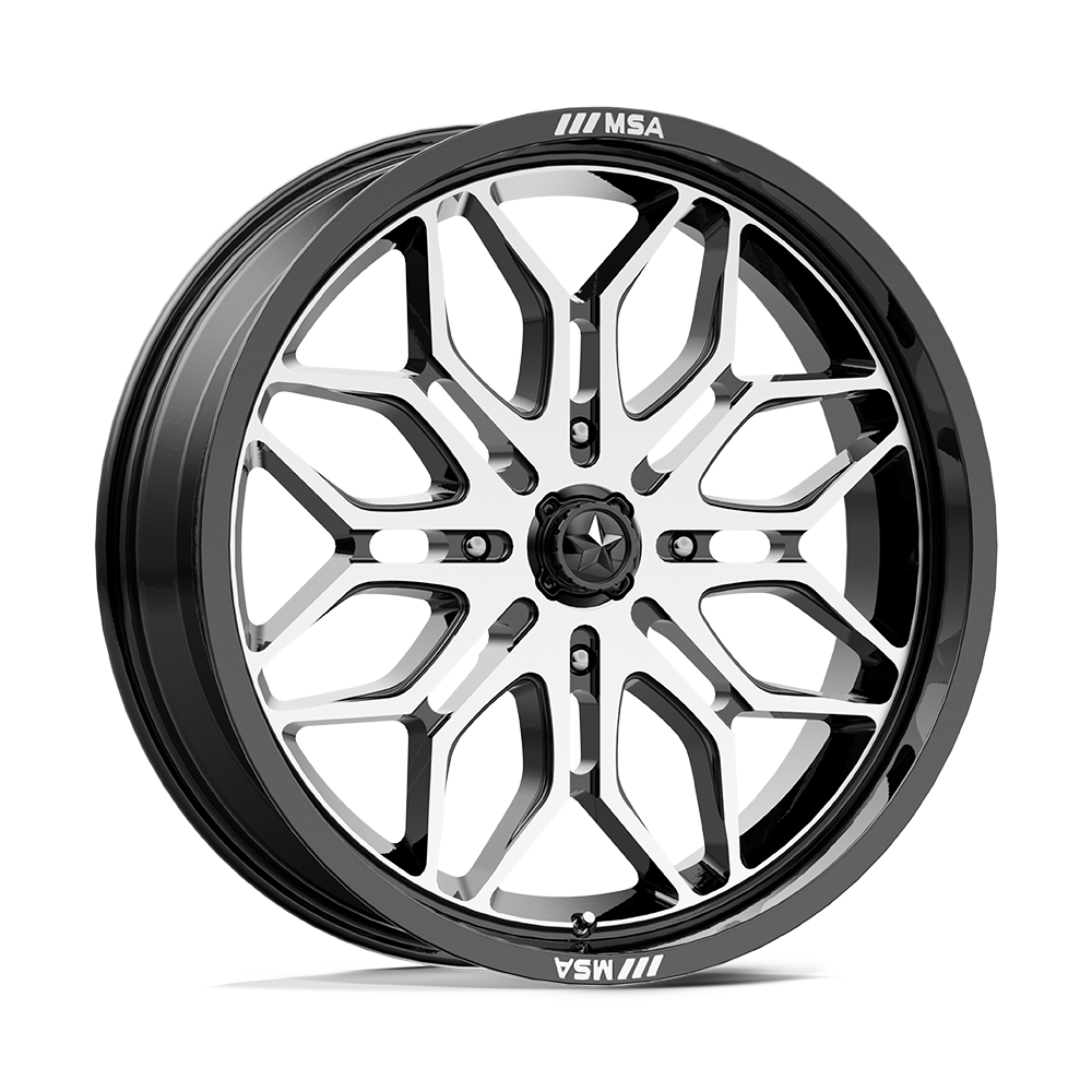 MSA Offroad Wheels M47 SNIPER GLOSS BLACK MACHINED