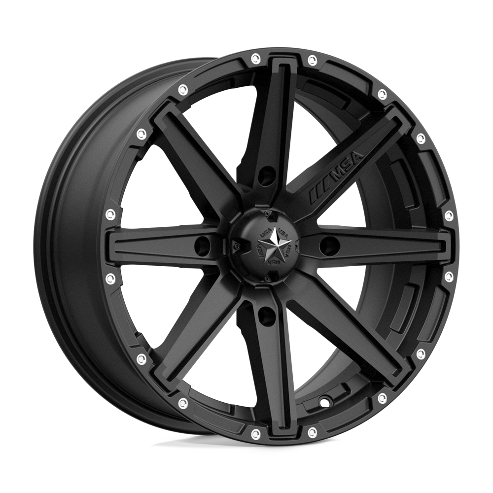 MSA Offroad Wheels M33 CLUTCH SATIN BLACK