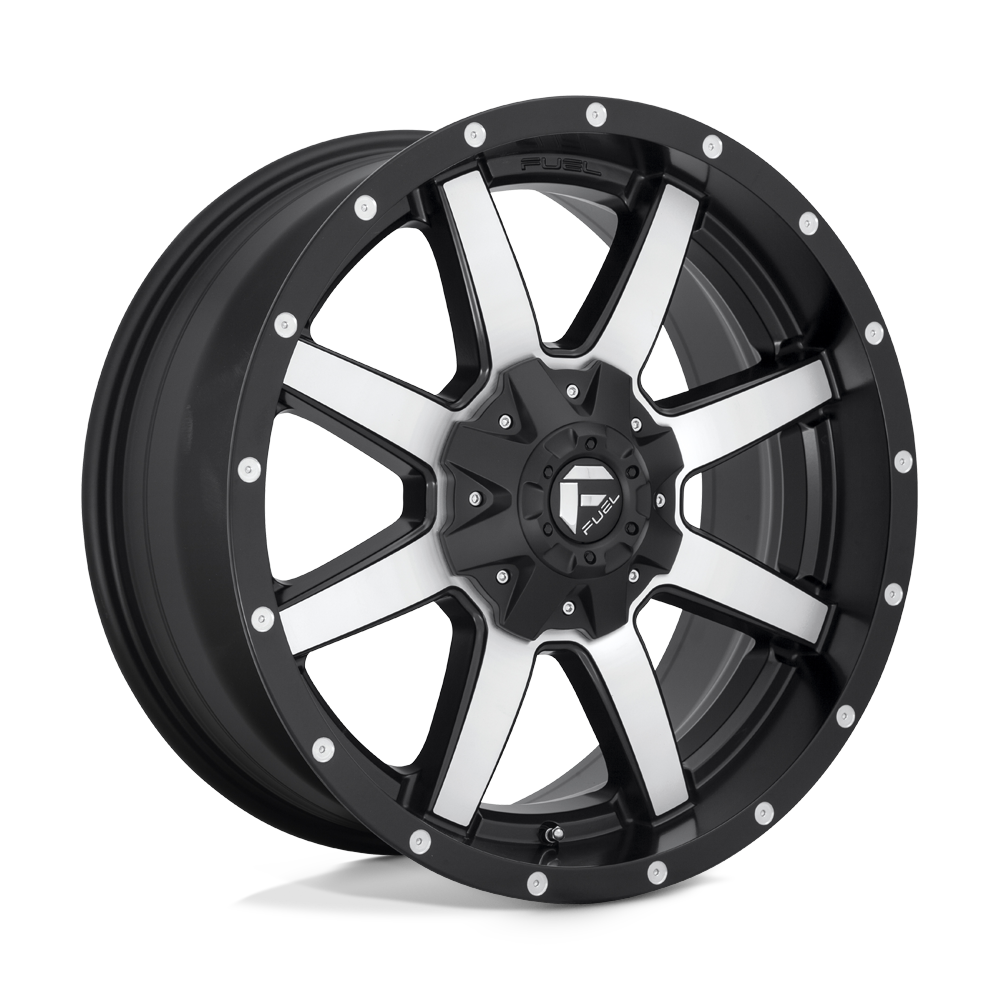 Fuel D537 MAVERICK MATTE BLACK MACHINED