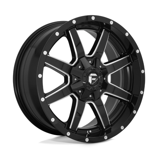 Fuel D610 MAVERICK GLOSS BLACK MILLED