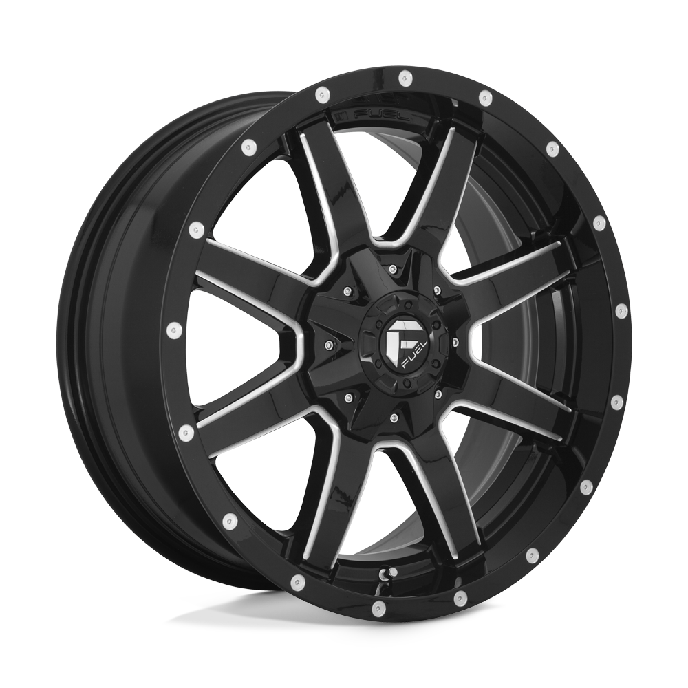 Fuel D610 MAVERICK GLOSS BLACK MILLED