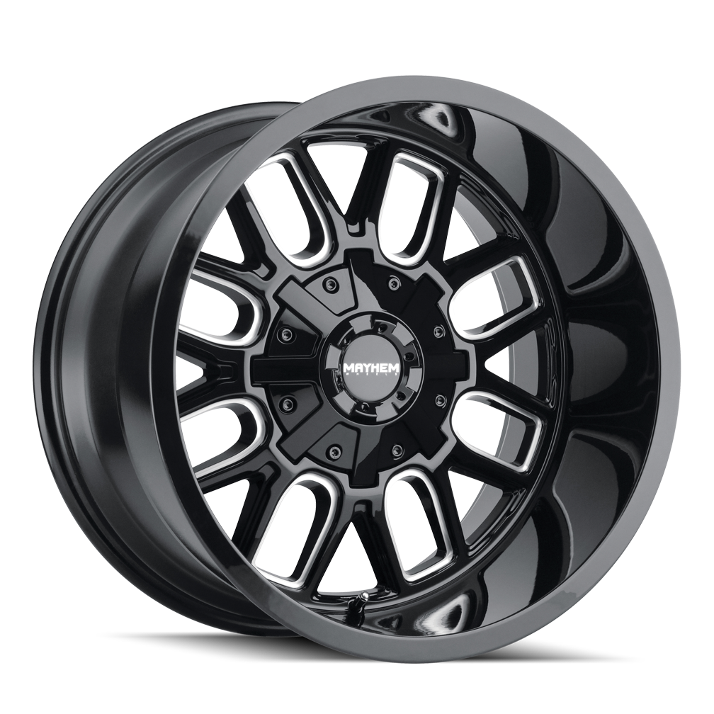 Mayhem Cogent 8107 Custom Wheel Gloss Black Milled