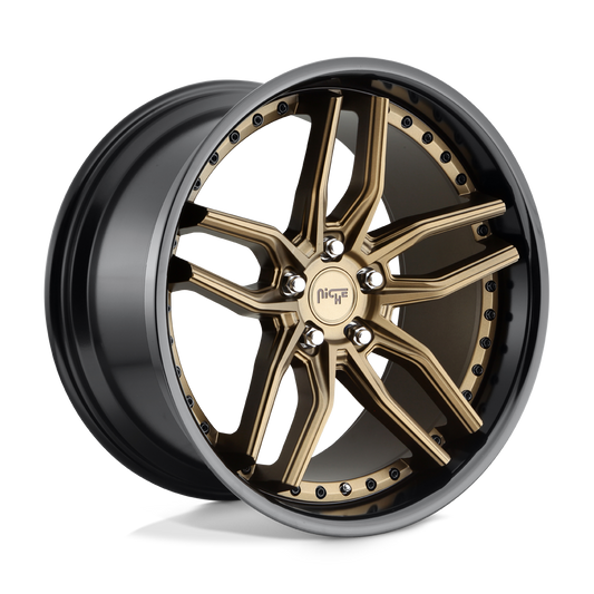 Niche 1PC M195 METHOS MATTE BRONZE BLACK BEAD RING