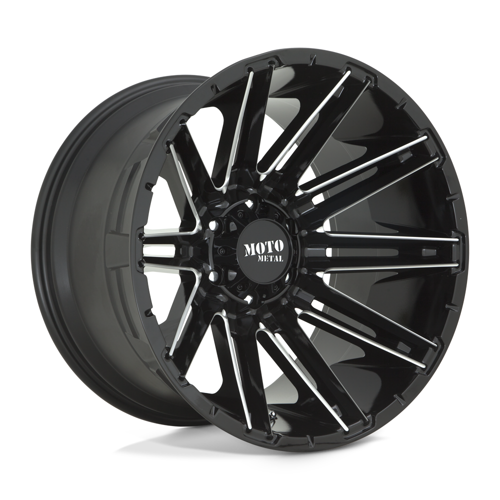 Moto Metal MO998 KRAKEN GLOSS BLACK MILLED