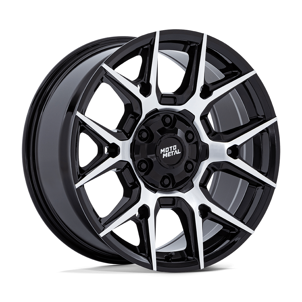Moto Metal MO813 MASON GLOSS BLACK W/ MACHINED FACE