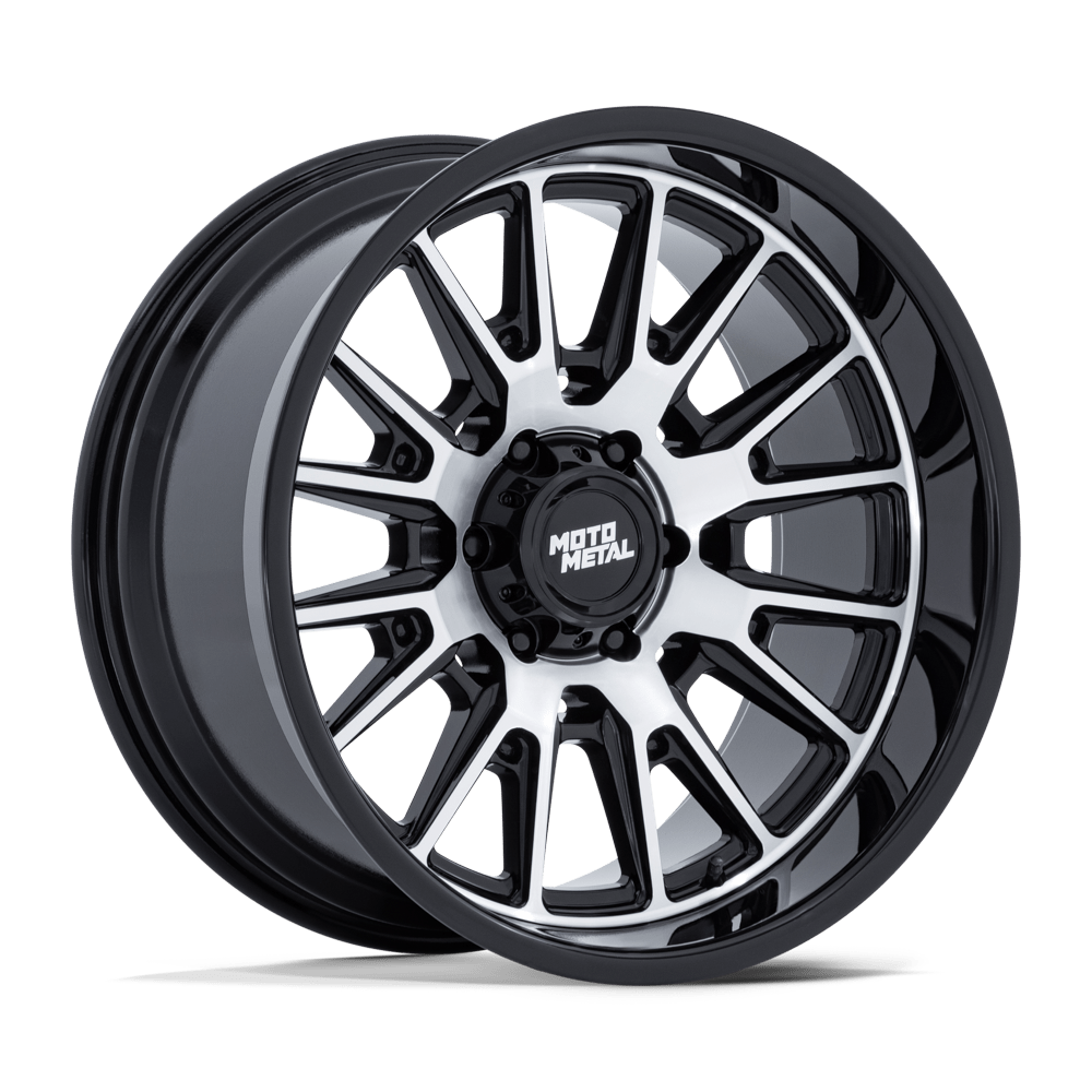 Moto Metal MO814 TEKTON GLOSS BLACK W/ MACHINED FACE