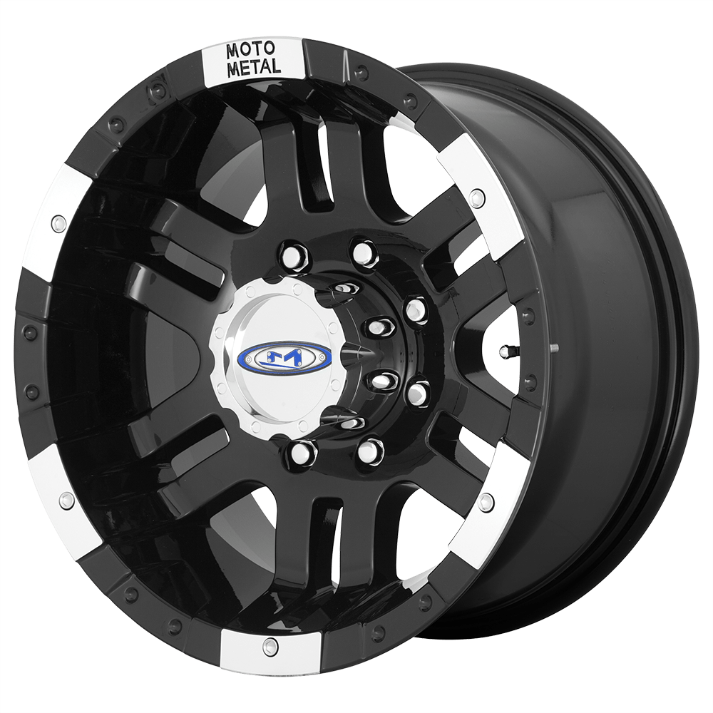 Moto Metal MO951 GLOSS BLACK MACHINED