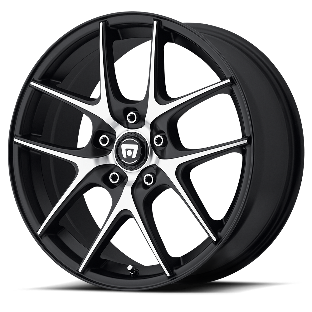 Motegi MR128 SATIN BLACKWITH MACHINED FACE AND REGISTER