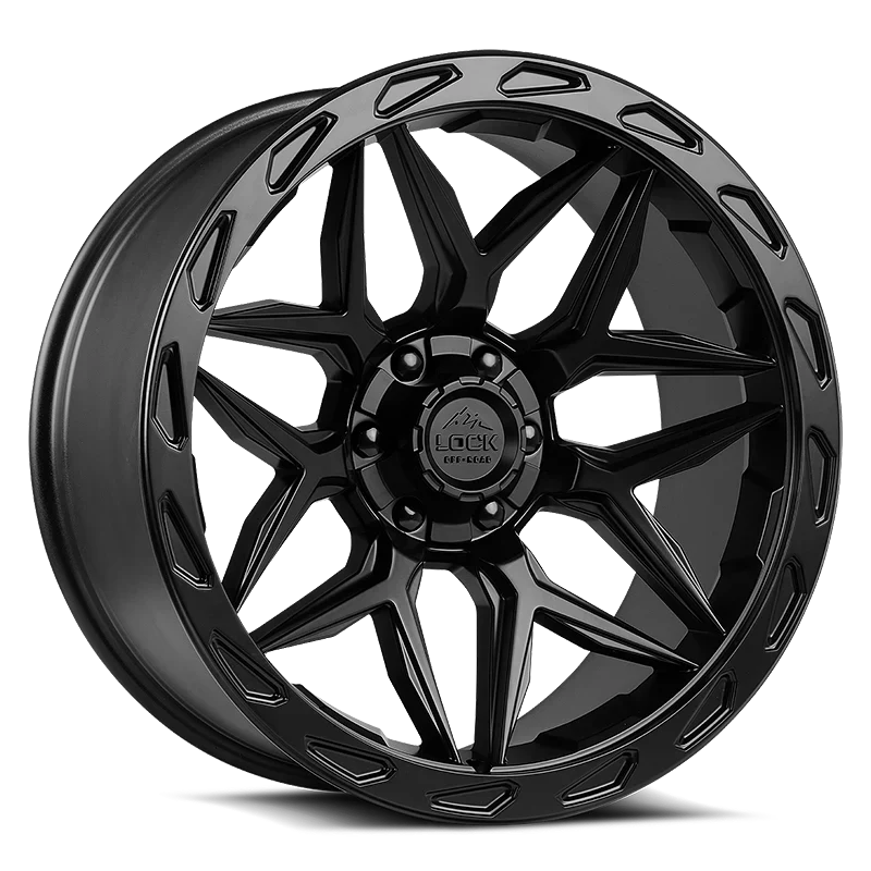 LOCK OFF-ROAD MATRIX WHEELS MATTE BLACK