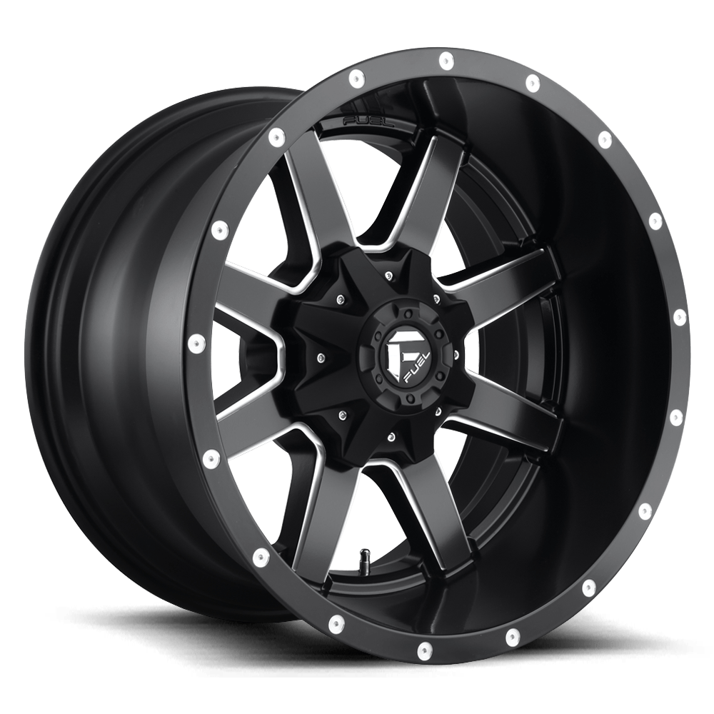 Fuel D538 MAVERICK MATTE BLACK MILLED
