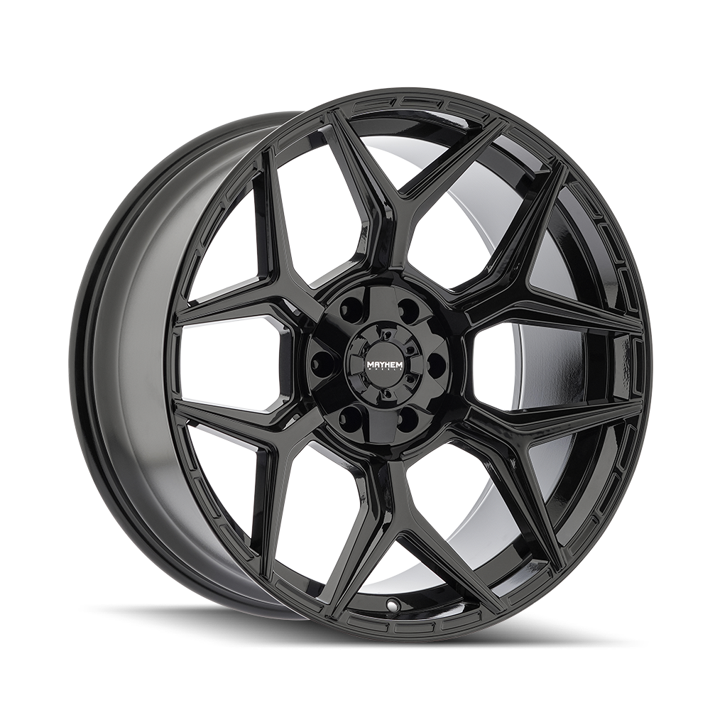 Mayhem Vanquish 8119 Custom Wheel Gloss Black
