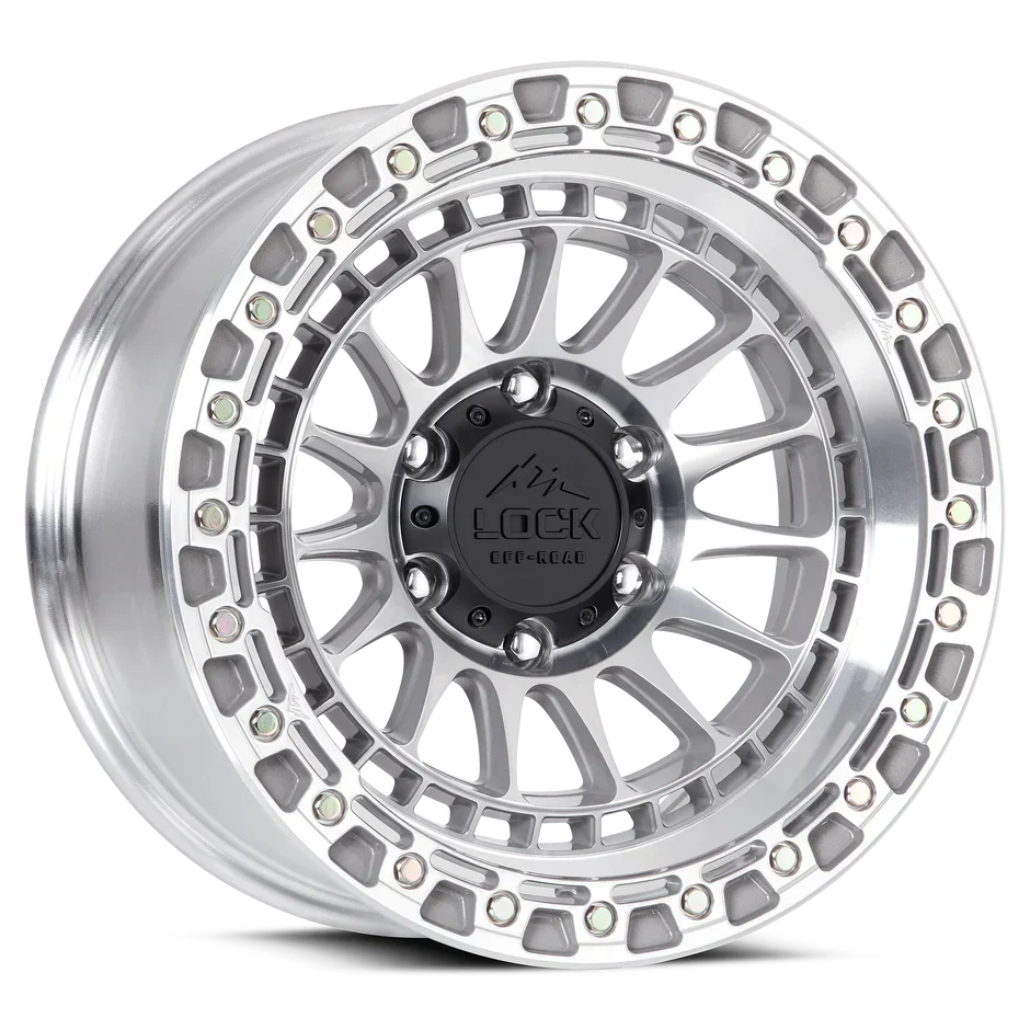LOCK OFF-ROAD MOJAVE WHEELS MACHINE FACE POLISH