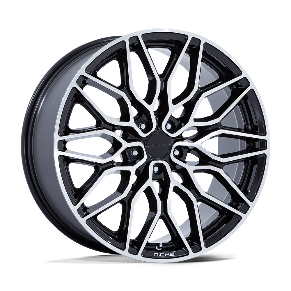 Niche 1PC NC277 CALABRIA 5 GLOSS BLACK MACHINED