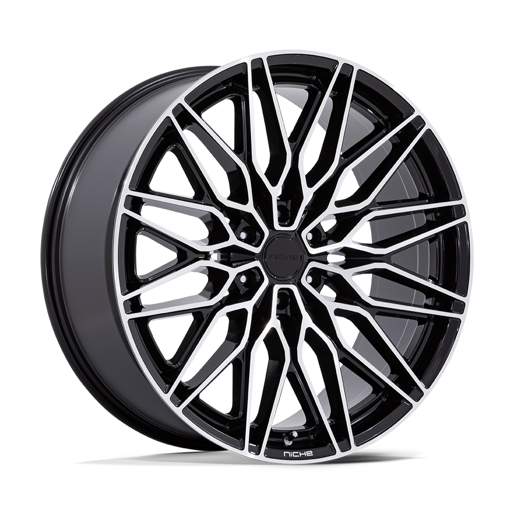 Niche 1PC NC278 CALABRIA 6 GLOSS BLACK MACHINED