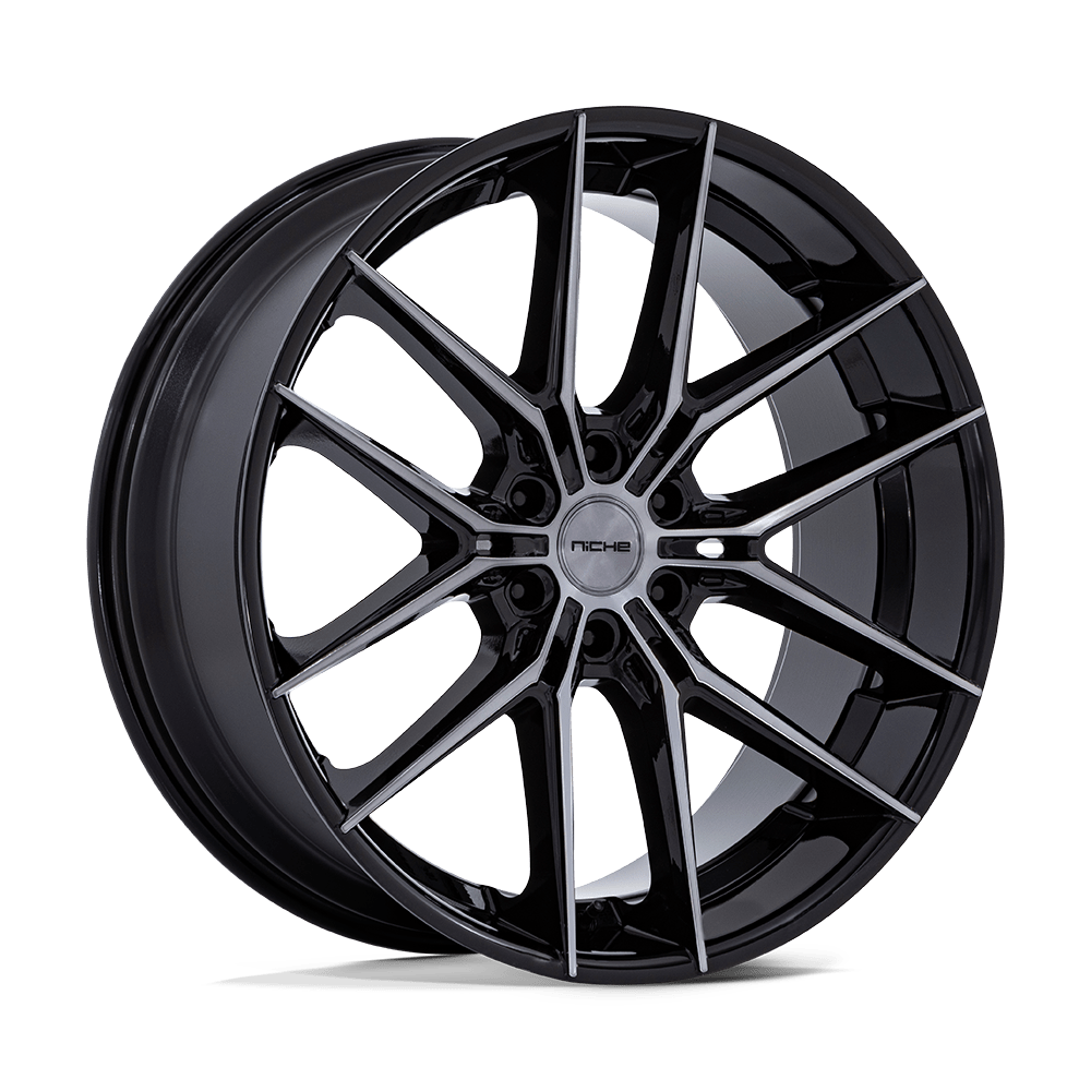 Niche 1PC NC280 PRODIGY 6 GLOSS BLACK DARK TINTED CLEAR