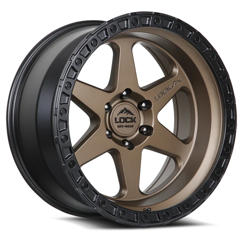 LOCK OFF-ROAD OLYMPUS WHEELS MATTE BRONZE W/BLACK RING