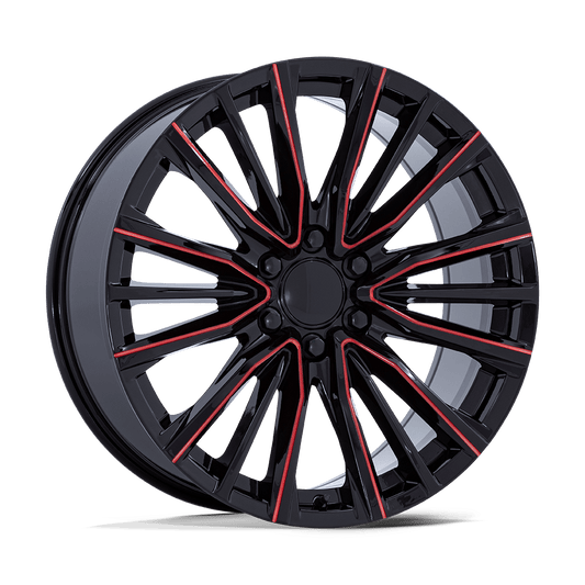 Performance Replicas PR223 Gloss Black Milled Red
